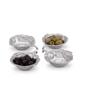 Bol à fruits en aluminium argenté en forme de feuille Vaisselle moderne Utilisation Cuisine Salon Maison Organisation Hôtel Restaurant - Product Image 4