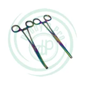 Rochester-Pean, fórceps de 16cm, instrumentos hemostáticos para quirófano, arco de lluvia curvo recto, base quirúrgica, base quirúrgica - Product Image 1