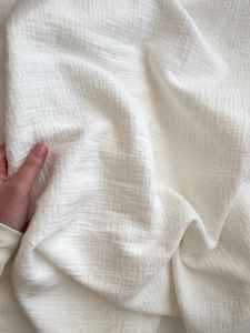 Manta de muselina para bebé, conjunto de pañales de algodón 100%, Color blanco liso, envoltura transpirable para bebé, regalo encantador para bebé, envoltura para recién nacido - Product Image 3