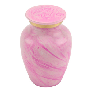 Vente chaude Bébé Rose À La Main En Métal Urne Crémation Dernière Conception En Aluminium Funéraire Mémorial Souvenir Cendres Enterrement De Noël - Product Image 5