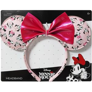 PRÊT À LA VENTE H.E.R. Accessoires Licenciés Originaux Oreilles de Minnie - Bandeau Rose Coloré avec Nœud pour Enfants - Coiffure d'Anniversaire - Product Image 1