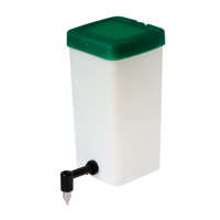 Système d'abreuvoir automatique pour lapins Des Champs - 1L Tasse d'abreuvement pour rongeurs blanche pour cage à fil, intérieur/extérieur, distributeur d'eau pour animaux de compagnie