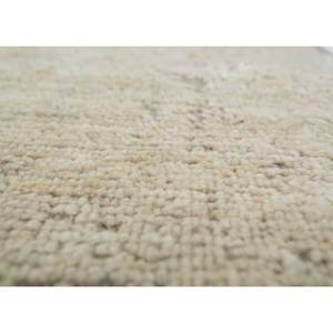 พรมขนสัตว์ถักมือสีเบจและสีน้ำตาลลายเรขาคณิตสีพื้นสำหรับห้องนั่งเล่นหรือทางเดินในบ้าน-Reb-1488 - Product Image 3