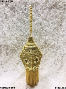 Pochette en cuir de luxe faite à la main pour dames élégante boîte en métal sac à main de soirée pour les fêtes de mariage - Product Image 3