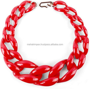 Venta al por mayor de cuentas de collar de resina transparente Natural bohemio amor estilo náutico gargantilla Collar Boho Torques regalo de recuerdo joyería - Product Image 5