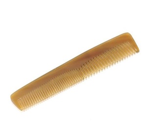 Peine de cuerno de búfalo natural de fabricante OEM acabado liso pulido para desenredar y peinar por F S International - Product Image 3