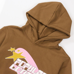 Loose Fitting Men's Pullover Hoodie <b>Hot</b> Sale Men's Thick 100% Cotton Custom Logo 400gsm Sweatshirt French Terry Hoodie for Men - Product Image 2