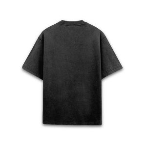 Camiseta de manga corta de algodón pesado de 230G para hombre, Camiseta holgada de algodón puro de Color sólido para hombre, camiseta de moda para hombre, Tops, ropa - Product Image 2