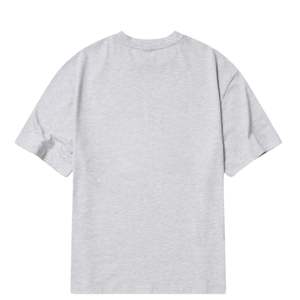 T-shirt oversize en coton 100% pour homme, 190 GSM, streetwear, tee-shirt basique, logo imprimé devant et derrière, épaules tombantes, coupe décontractée - Product Image 6