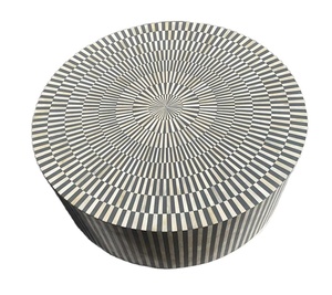 Tabouret Marvelous Bone Inlay Vente en gros Bone Inlay Modern Good Quality Living Room Cubical Tabouret Stand For Living Garden & Bedroom - Product Image 2