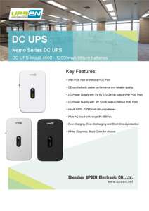 Batterie au lithium 10400mah Rechargeable <span class=keywords><strong>ups</strong></span> 18W 36W Alimentation sans interruption pour routeur Wifi - Product Image 4