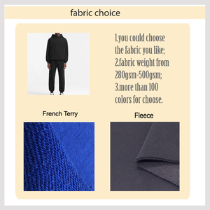 Conjuntos Deportivos de Felpa Francesa de Alta Calidad para Invierno, Tallas Grandes, Estilo Desgastado, con Estampado Puff, Ropa Urbana de Algodón, Pantalones Deportivos Personalizados para Hombre - Product Image 5