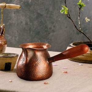 High Quality Brass Coffee Pot Offering Heat Retention Balanced Pouring Reliable Brewing Control for Enthusiasts Luxury Design - Product Image 4