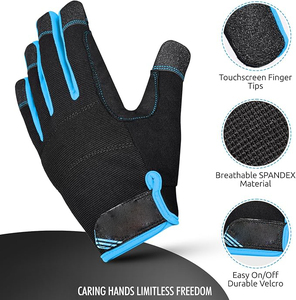Gants de travail de qualité supérieure pour hommes, Gants de travail de sécurité Gants de mécanicien durables à écran tactile, gants de jardinage - Product Image 2