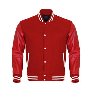 Chaqueta universitaria con logotipo personalizado Chaqueta de invierno para hombre Nueva moda Chaqueta universitaria ajustada Diseño Venta al por mayor Tela de lona Precio - Product Image 1