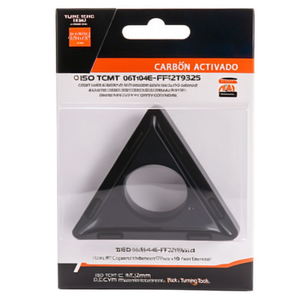 ISO TCMT 06T104E-FF2T9325 D.2.2mm MT-CVD Inserto de Torneado Indexable Recubierto, Paquete de 10 para Herramientas de Torneado - Product Image 2