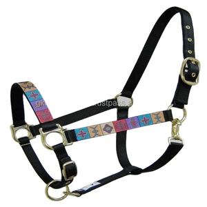 ม้าที่มีคุณภาพสูงขี่ม้านุ่มขนแกะเชือกแขวนคอม้าปรับเพชรปลอกคอหัวไนล่อน PP ผู้ผลิตในประเทศอินเดีย - Product Image 1