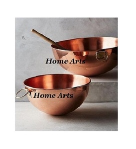 Lot de 2 bols à mélanger de tailles différentes avec des bols de cuisine en cuivre de la meilleure qualité pour fournisseur en gros - Product Image 1