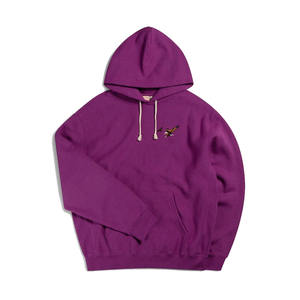 Haute qualité hommes et femmes épais polaire rose couleur pull à capuche avec logo brodé sur le devant à vendre - Product Image 4
