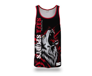 SAFA SPORTS maillot de paintball coupe sèche léger meilleur design maillot de sport personnalisé réservoir de haute qualité et sublimation imprimée - Product Image 5