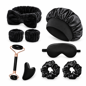 Kit Cadeau de Bigoudis Sans Chaleur de Haute Qualité avec Taie d'Oreiller en Satin, Chouchous et Bonnet de Nuit pour Boucles de Nuit - Product Image 2