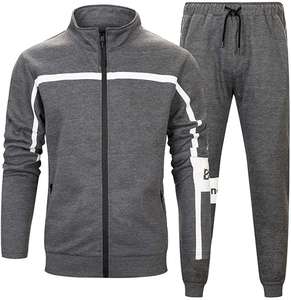 Precio barato Pantalones de chándal delgados Hombres Sudadera con capucha informal Comodidad Deportes Gimnasio Desgaste Bolsillos con cremallera personalizados Cintura media Frente plano Tela de calidad - Product Image 4