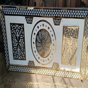 Comptoir d'affichage de mariage dans la finition d'or pour la restauration et la décoration - Product Image 1