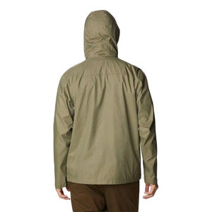 Veste coupe-vent respirante et imperméable en toile à col montant pour la pêche, l'équitation, la randonnée, avec poches pour hommes - Product Image 2