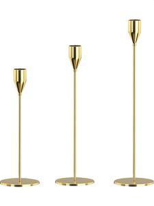 Bougeoir moderne en métal de haute qualité, fait à la main, écologique, en or exclusif, design personnalisable, pour la maison, anniversaire, Pâques - Product Image 5