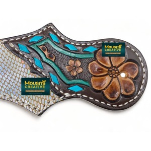 สายรัดเดือยสำหรับผู้หญิงจากนักออกแบบม้าตะวันตกผลิตจากโรงงานผลิตหนังลาติโนปรับขนาดวัสดุและการออกแบบได้ตามต้องการ - Product Image 3