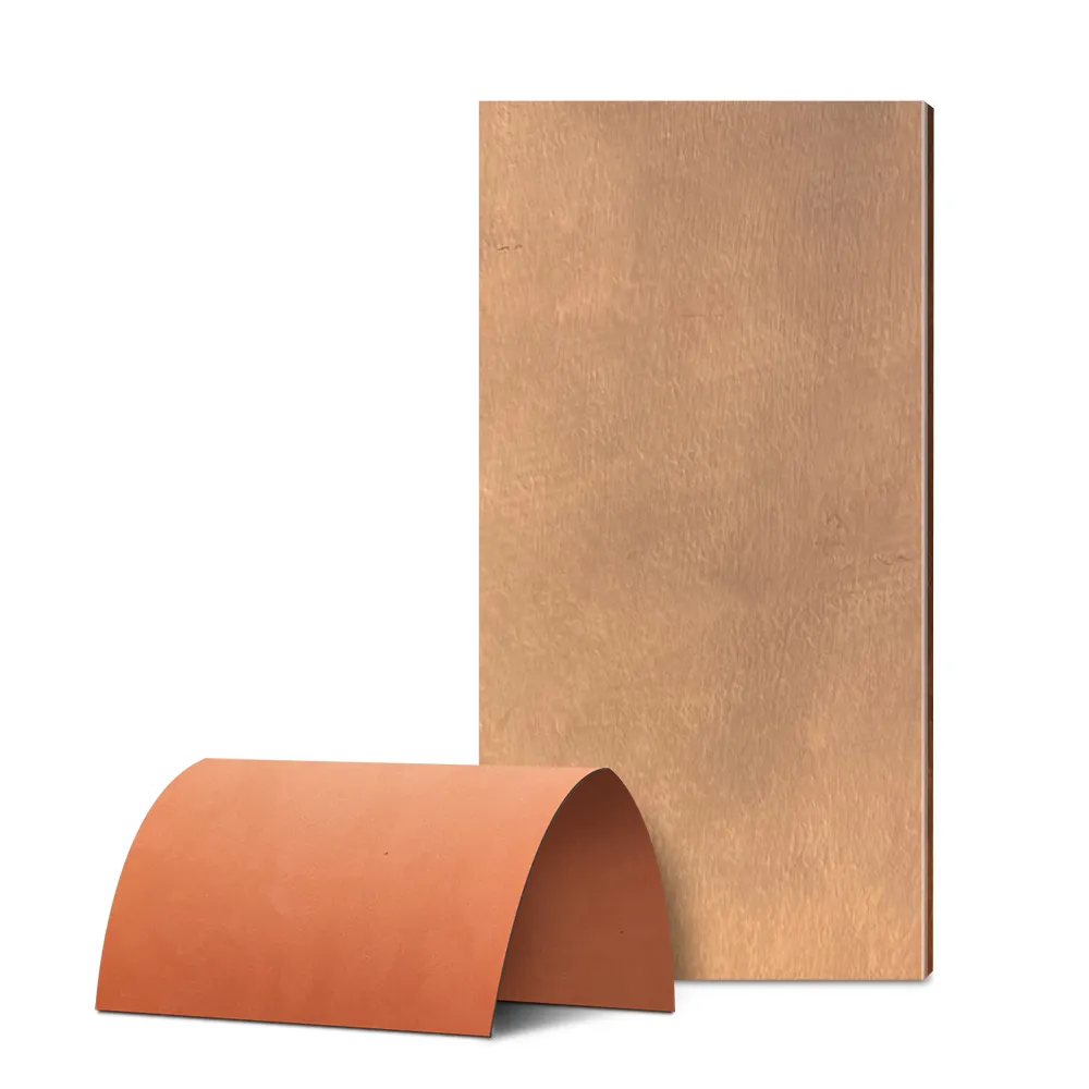 Umweltfreundliche Kupfer lila vergoldeter Stein weiche Platte Wandplatte Zement Außenfliesen wasserdichter flexibler Winkelziegel