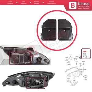 Ensemble de capuchons de phares arrière BSP1160 gauche et droit pour Focus MK1 MK1.5 DAW DBW DFW DNW 2001-2005 Facelift 1334939 1334938 - Product Image 5