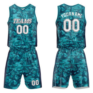 Ensembles d'uniformes de basket-ball de vêtements de sport personnalisés 2025 Impression de logo personnalisé Plus Size Différentes couleurs Respirant Quick Dry Made 100% - Product Image 1