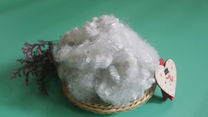 Chất lượng cao 6D HC Slick Trắng tái chế holow liên hợp vikohasan <span class=keywords><strong>PSF</strong></span> nhà sản xuất để làm đầy Đồ chơi gối sofa bông thủy tinh - Product Image 6