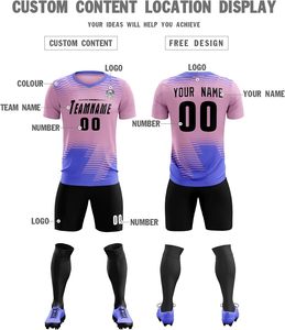 Uniformes de football par sublimation personnalisée OEM Maillot à séchage rapide respirant en polyester avec logo imprimé - Product Image 2