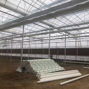 Serre verticale multi-chapelles en film pour la production intensiviste de salades hydroponiques en intérieur – Kit de système d'usine - Product Image 2