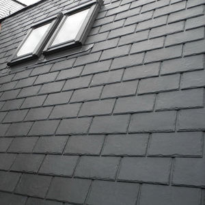 Tejas de <span class=keywords><strong>Pizarra</strong></span> Natural Personalizadas, Tejas de Piedra Negra Hechas a Mano, Resistentes al Calor, Duraderas, Impermeables, para Villas y Cabañas - Product Image 1