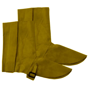 Premium Quality Cowhide Leather Leg Guard Welding <b>Shoe</b> Spats Protectors Heavy Duty <b>Safety</b> <b>Shoe</b> <b>Covers</b> - Product Image 5