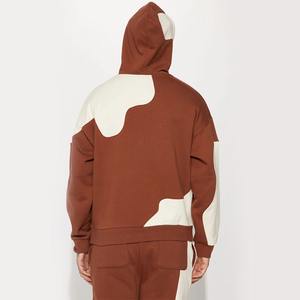 Sweat-shirts à capuche pour hommes en coton/polyester les plus vendus, design appliqué, poche kangourou, couleur personnalisée, tailles plus grandes - Séchage rapide - Product Image 2