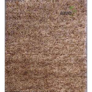 Tapis shaggy indien noué à la main, unique en son genre, 7'6 x 5'3 - Product Image 1