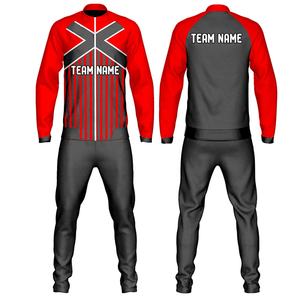 ชุดวิ่งผู้ชายโพลีเอสเตอร์สำหรับฤดูหนาวคอลเลคชั่นฤดูหนาวชุดวอร์มเปล่ามีป้ายดีไซน์แบบยืดหยุ่นโลโก้ตามสั่ง - Product Image 4