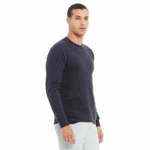 Crew Neck <b>Sweatshirt</b> for Wholesale High Quality OEM Pullover <b>Plain</b> Dyed Blank Crewneck Cotton Custom <b>Sweatshirt</b> High Quality - Product Image 3