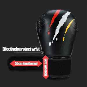 Guantes Deportivos de Venta Directa de Fábrica Co BG-KS-001, Guantes de Boxeo de Cuero MMA, Guantes Profesionales de Kick Boxing, Muay Thai, Sparring, Transpirables - Product Image 4