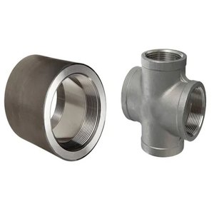 Raccord égal en acier inoxydable haute résistance 1 pouce 150 #   Connecteur fileté forgé pour les conduites de flux d'huile, de gaz et d'eau - Product Image 3