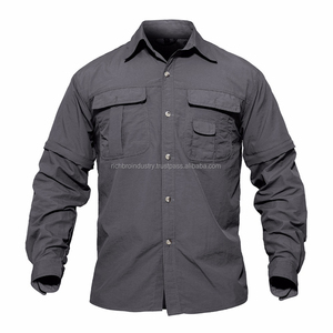 Camisas de Vestir de Manga Larga para Hombre, Tallas Grandes, Casuales, Ecológicas, Transpirables, Mezcla de Poliéster/Algodón, al por Mayor - Product Image 3