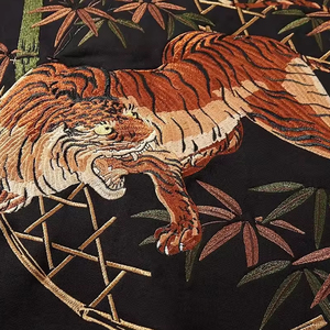 เสื้อฮู้ดสวมหัวโอเวอร์ไซส์สำหรับผู้ชายเสื้อสเวตเชิ้ตเปล่าผ้าโพลีเอสเตอร์/ ผ้าฝ้ายผสมพิมพ์ลายโลโก้ได้ตามต้องการ - Product Image 4