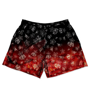 Shorts en maille décontractés personnalisés avec logo, impression par sublimation, séchage rapide, respirants, taille élastique pour hommes - Product Image 3