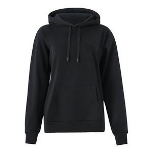 เสื้อฮู้ดไหมพรมถักคุณภาพสูงสำหรับผู้หญิง ระบายอากาศได้ดี เป็นมิตรกับสิ่งแวดล้อม สวมใส่สบาย มีโลโก้ด้านหน้า เหมาะสำหรับฤดูหนาว - Product Image 1