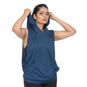 Vêtements de sport sans manches à capuche coupe stringer débardeur musculation muscle maillots sans manches sweats à capuche femmes - Product Image 1