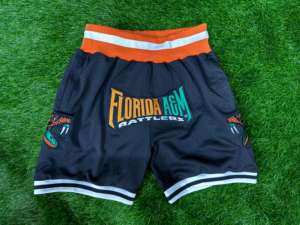 Florida A & M University Short écologique pour homme avec motif brodé-FAMU Shorts - Product Image 2